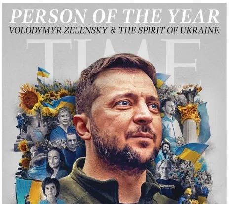Time назвав людиною року Зеленського та “дух України”