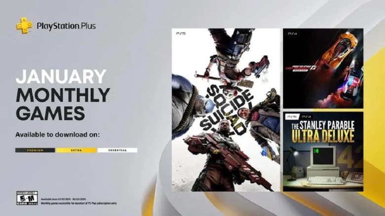 Ігри PS Plus у січні 2025: що чекає на користувачів