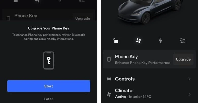 Tesla додає UWB підтримку для Android: нові можливості застосунка