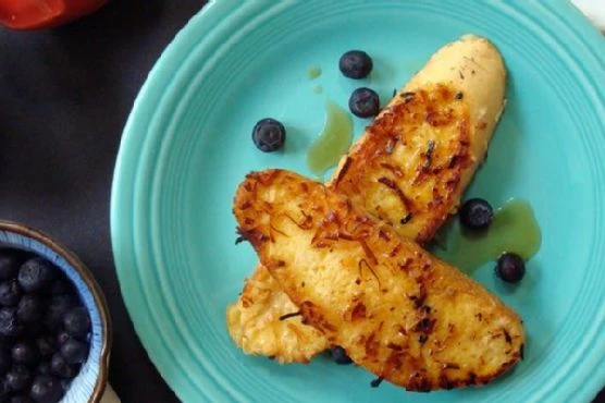 Острый кокосовый французский тост: вкусный завтрак с экзотическим акцентом