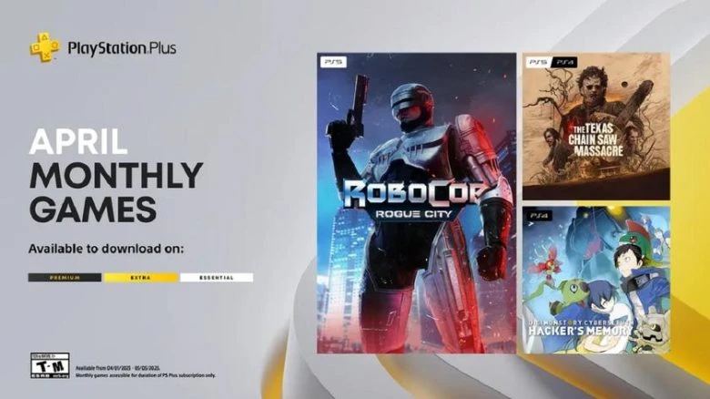 Sony розкрила ігри для PS Plus у квітні: RoboCop, Texas Chainsaw Massacre і Digimon
