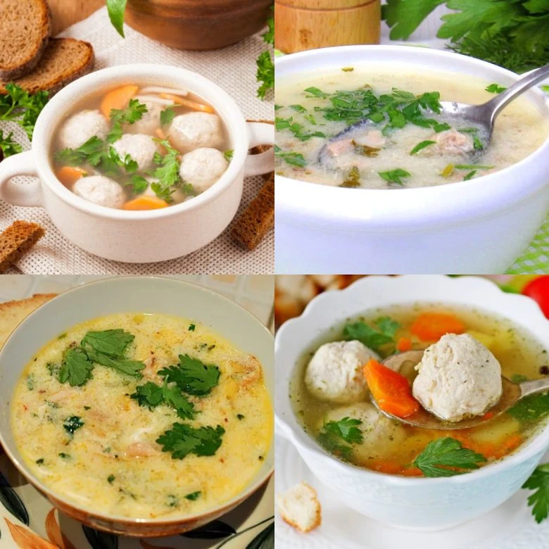 Смачні курячі супи: грузинський та з сирними кульками для обіду