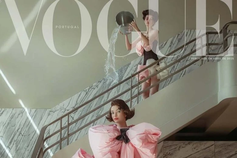 Украинские модели на обложке Vogue Portugal: стиль от Schiaparelli