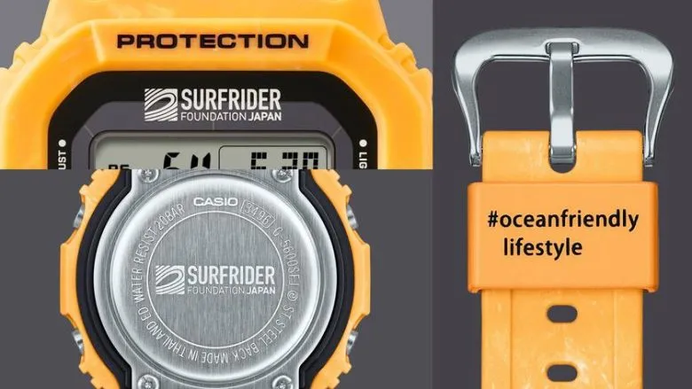 Casio выпустила новые G-Shock G-5600SFJ-9 в сотрудничестве с Surfrider Foundation
