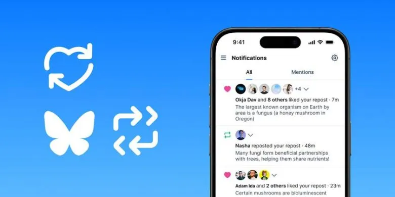 Bluesky представив нові інструменти для керування сповіщеннями та персоналізації
