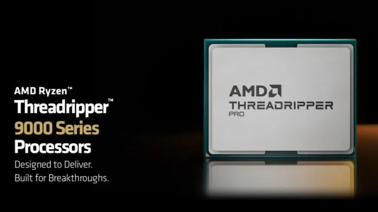 AMD представила процесори Threadripper PRO 9000WX з 96 ядрами для робочих станцій