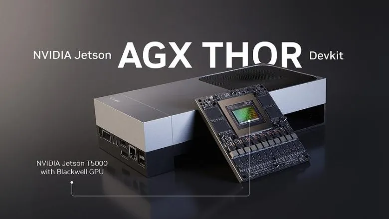 NVIDIA представила Jetson AGX Thor – новий модуль для роботів із ШІ на архітектурі Blackwell