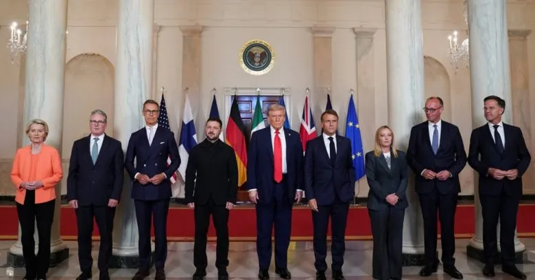 Зеленский, Трамп и европейские лидеры начали многосторонние переговоры в Вашингтоне