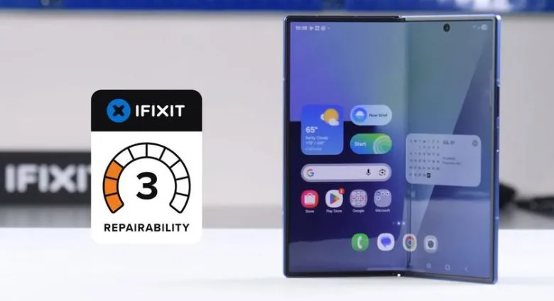 Samsung Galaxy Z Fold7 отримав лише 3/10 за ремонтопридатність від iFixit