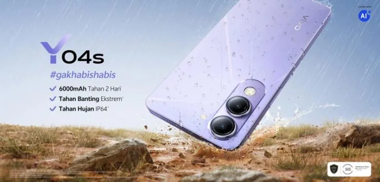 Vivo Y04s: бюджетний смартфон із потужною батареєю та захистом від води