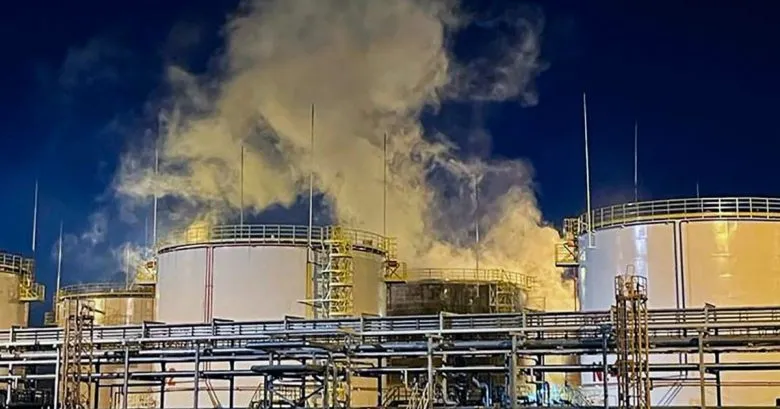 Ільський НПЗ у Краснодарському краї рф загорівся після атаки дронів