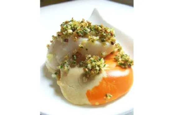 Запечённые гребешки с пармским хамоном