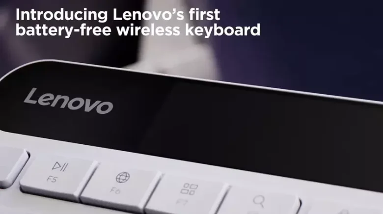 Lenovo представила первую в мире самозарядную Bluetooth-клавиатуру с суперконденсатором