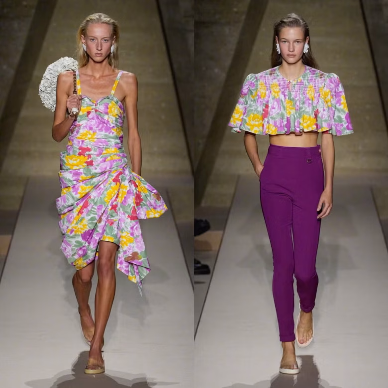 Chloé представила коллекцию SS’26 с цветочными принтами и сумками на цепочке