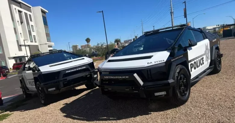 Полиция Лас-Вегаса впервые использует электрические пикапы Tesla Cybertruck для патрулирования