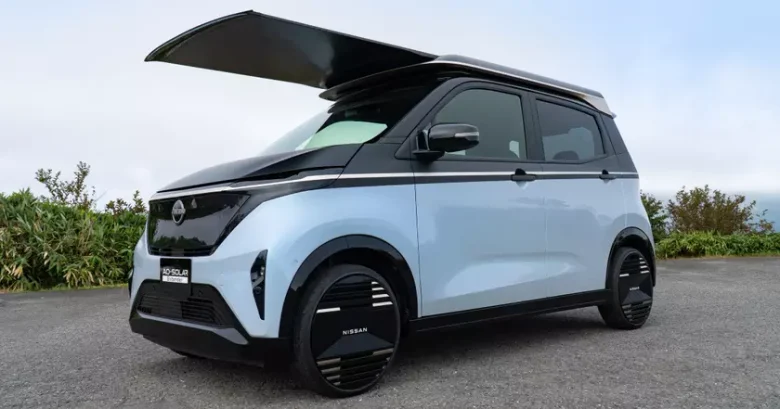 Nissan представляет электромобиль Sakura с Ao-Solar Extender на Japan Mobility Show 2025