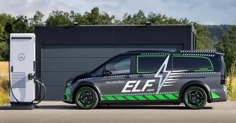 Mercedes-Benz представила мобильную зарядную станцию ELF мощностью до 900 кВт