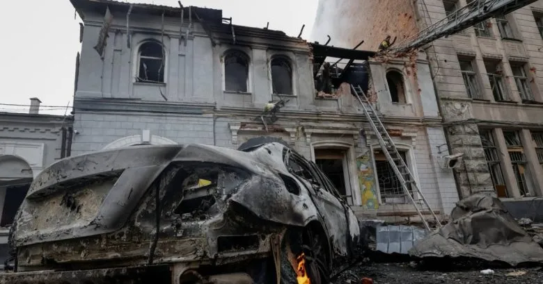 У Харкові внаслідок атаки російського дрону постраждали п’ятеро людей, серед них діти
