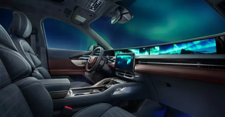 Lincoln Nautilus Black Label 2026: новый интерьер в стиле северного сияния