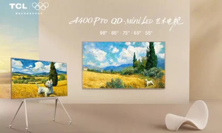 TCL представила телевизоры QD-Mini LED Art TV A400 Pro с инновационным дизайном и игровыми функциями