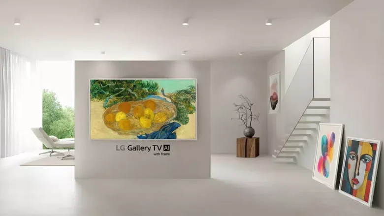 LG презентует инновационный телевизор Gallery TV с художественным дизайном на CES 2026