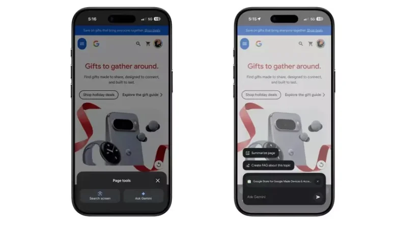 Google інтегрувала Gemini у Chrome для iOS: нові функції штучного інтелекту
