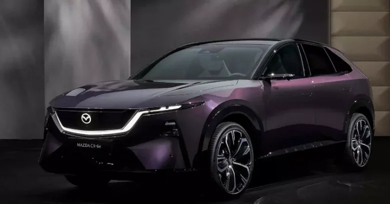 Mazda CX-6e: новый электрический кроссовер представлен на автосалоне в Брюсселе