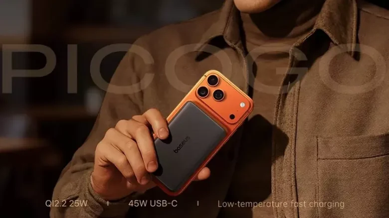 Baseus презентувала ультратонкий магнітний акумулятор для iPhone з Qi2.2 на CES 2026