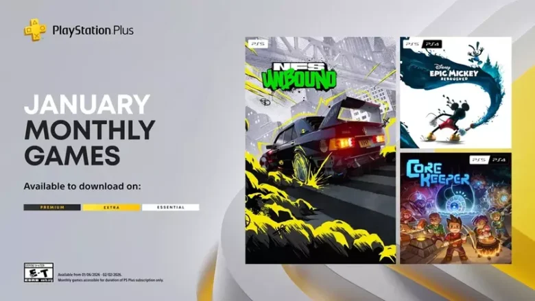 Какие игры PS Plus получат в январе: Need for Speed Unbound, Disney Epic Mickey: Rebrushed и Core Keeper