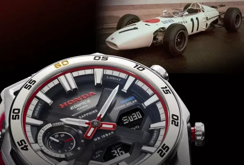 Casio та Honda представили годинник Edifice Sospensione ECB-2300HR-1A до 60-річчя історичної перемоги
