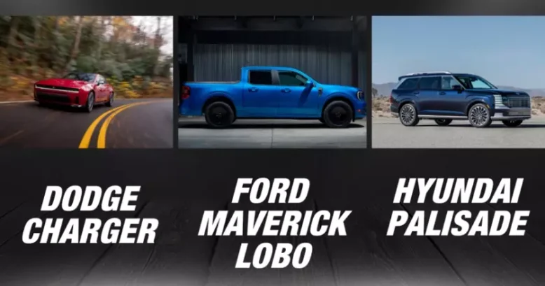 Dodge Charger, Ford Maverick Lobo та Hyundai Palisade стали переможцями премії NACTOY 2026