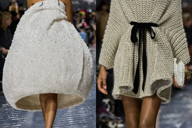 Ключевые образы коллекции Dior couture 2026: цветы, вязаные текстуры и новые силуэты