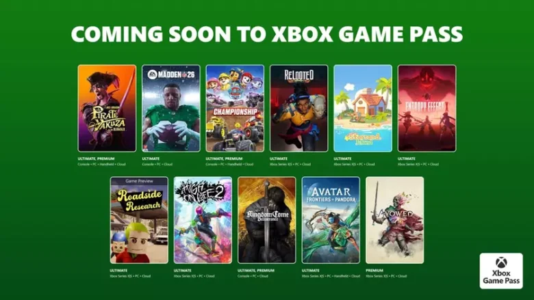 Список игр, которые появятся в Xbox Game Pass в феврале 2026 года