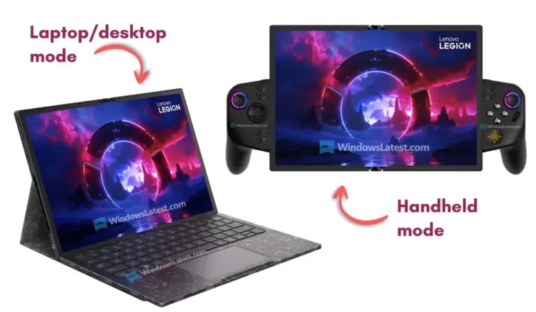 Lenovo Legion Go Fold: нова складна геймерська консоль зі змінним форм-фактором