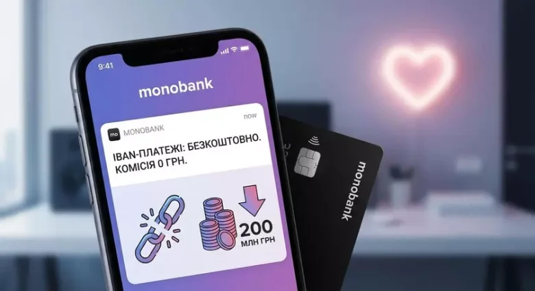 Monobank скасував комісію на всі IBAN-перекази: нові тарифи у 2026 році