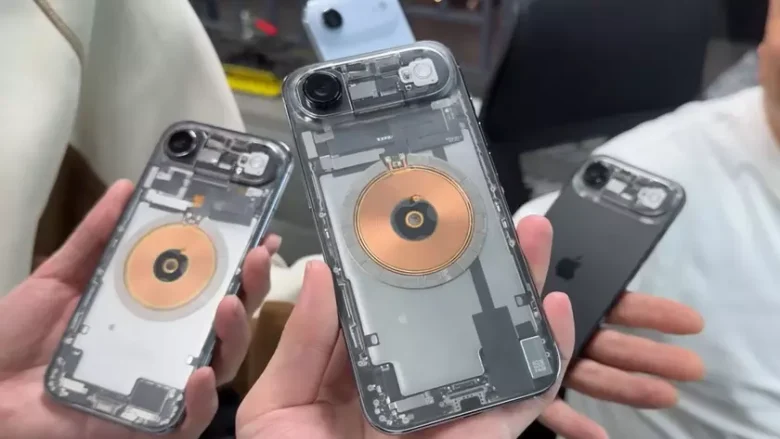Модифицированный iPhone Air: прозрачный корпус и слот для SIM-карты от Linzin Tech