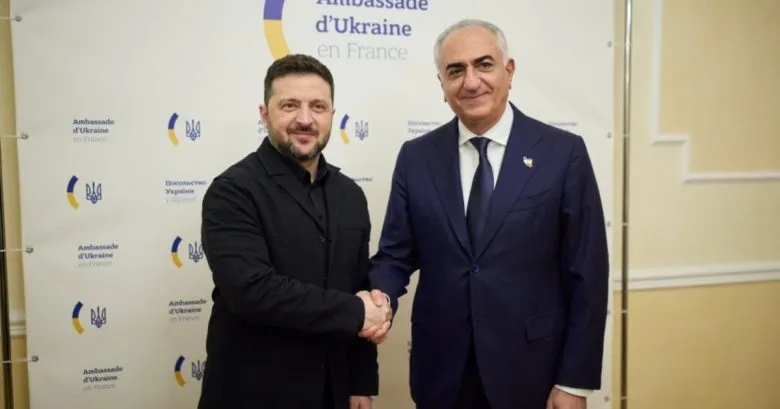 Зеленский провел встречу с наследным принцем Ирана Резой Пахлави в Париже