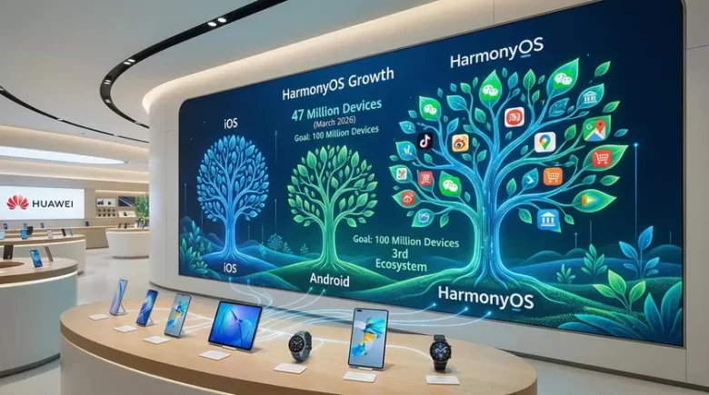Huawei планирует достичь 100 миллионов устройств с HarmonyOS до конца 2026 года