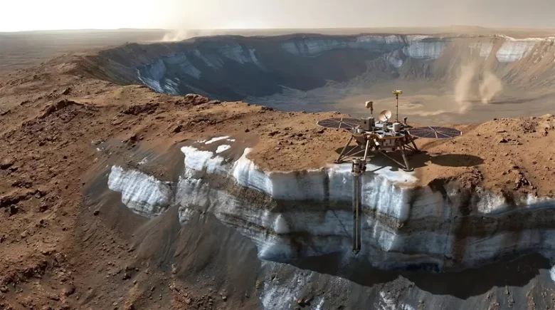 Дослідження NASA: чистий лід на Марсі зберігає сліди органіки мільйони років