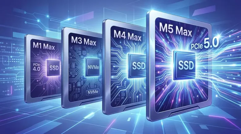 Порівняння MacBook Pro M5 Max з M1, M2, M3 та M4 Max: продуктивність і особливості