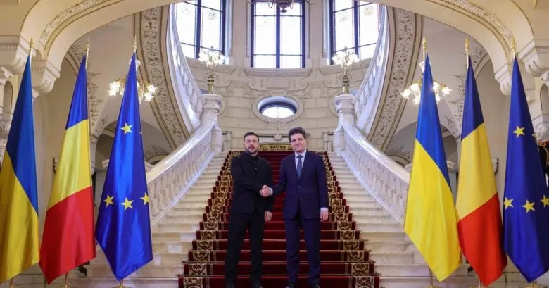 Зеленский поблагодарил Румынию за сотрудничество в производстве дронов и поддержку Украины