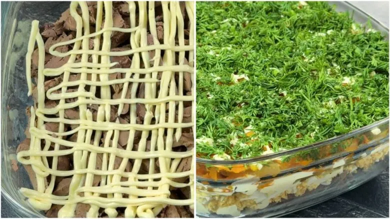 Нежный салат с куриной печенью: пошаговый рецепт идеального блюда