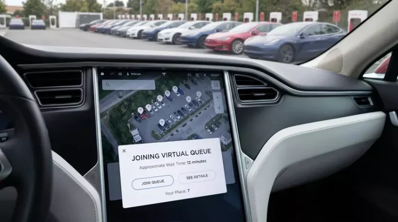 Tesla впроваджує віртуальні черги на станціях Supercharger для водіїв електромобілів
