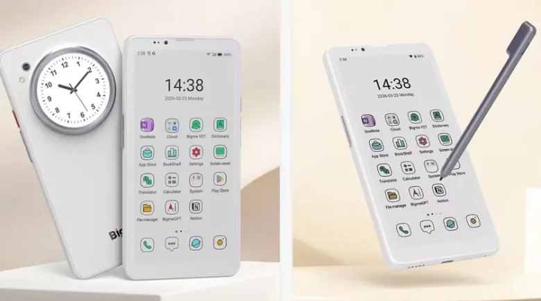 HiBreak Dual: первый 5G-смартфон с двумя дисплеями от Bigme с E-Ink и LCD