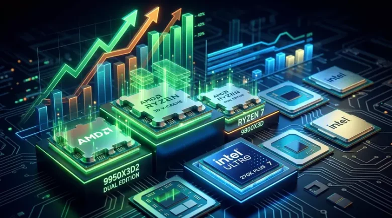 AMD Ryzen 9 9950X3D2 Dual Edition лідирує у продажах процесорів на Amazon у квітні 2026 року