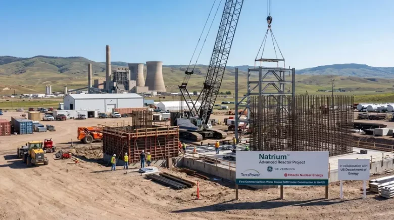 В США началось строительство первой натриевой АЭС Natrium от TerraPower