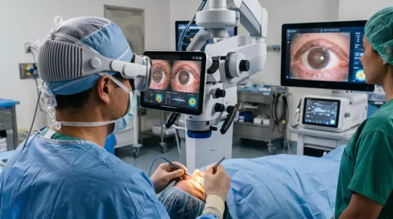 Первая операция по удалению катаракты с использованием Apple Vision Pro с чипом M5
