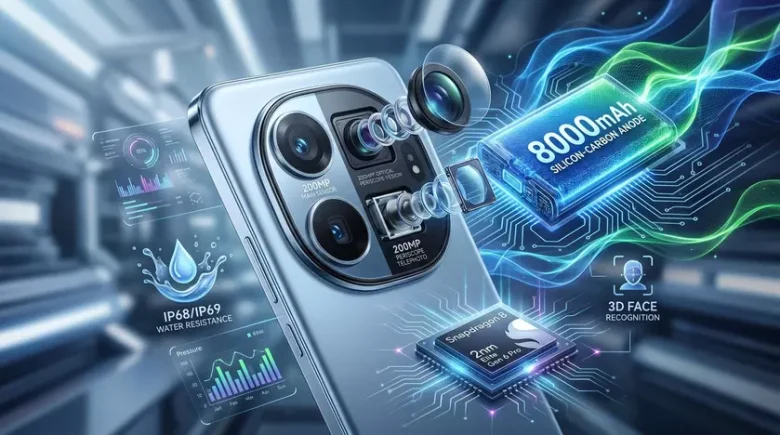 Honor Magic 9 Pro Max: две 200 МП камеры и аккумулятор 8000 мА·ч в новом флагмане